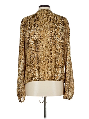 Tory Burch Long Sleeve Silk Top (view 2)