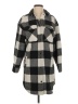 Divided by H&M Plaid Gray Black Coat Size XXS - photo 1