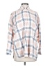 Max Studio Plaid Pink Long Sleeve Button-Down Shirt Size S - photo 1