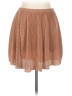 Shein Solid Tan Casual Skirt Size L - photo 1