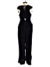 Unbranded 100% Rayon Solid Black Jumpsuit Size S - photo 2