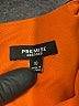PREMISE Solid Orange Casual Dress Size 10 - photo 7