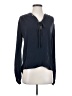 Theory 100% Silk Solid Blue Blouse Size S - photo 1