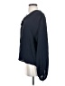 Theory 100% Silk Solid Blue Blouse Size S - photo 5