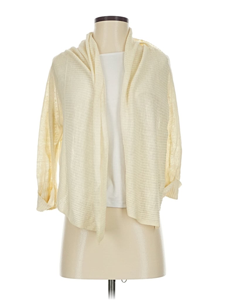 Pre-owned Isda & Co Cardigan Sweater In Yellow