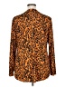 Assorted Brands Animal Print Orange Long Sleeve Blouse Size XL - photo 2