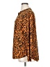Assorted Brands Animal Print Orange Long Sleeve Blouse Size XL - photo 5