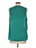 Kaiia 100% Polyester Green Sleeveless Blouse Size L - photo 2