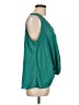 Kaiia 100% Polyester Green Sleeveless Blouse Size L - photo 4