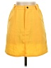 Unbranded Solid Yellow Casual Skirt Size XS - photo 1