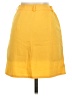 Unbranded Solid Yellow Casual Skirt Size XS - photo 2