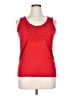 Talbots Red Sleeveless Top Size 0X - photo 1