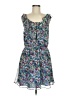BCBGeneration 100% Polyester Floral Blue Casual Dress Size M - photo 1