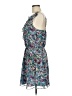 BCBGeneration 100% Polyester Floral Blue Casual Dress Size M - photo 5