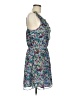 BCBGeneration 100% Polyester Floral Blue Casual Dress Size M - photo 4