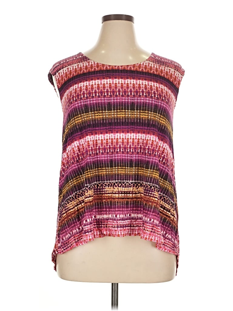 Pre-owned Rose + Olive Sleeveless Blouse In Pink