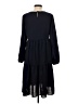 Shein 100% Polyester Solid Black Casual Dress Size 4 - photo 2