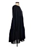 Shein 100% Polyester Solid Black Casual Dress Size 4 - photo 4