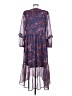 Three Sixty Five 100% Polyester Paisley Blue Casual Dress Size M - photo 2