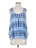 Meadow Rue 100% Polyester Blue Sleeveless Blouse Size S - photo 1