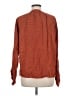 A New Day 100% Rayon Brown Long Sleeve Blouse Size M - photo 2