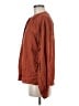 A New Day 100% Rayon Brown Long Sleeve Blouse Size M - photo 5