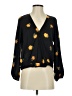 Madewell 100% Polyester Black 3/4 Sleeve Blouse Size XS - photo 1
