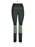 Good American Color Block Green Active Pants Size Lg (3) - photo 1
