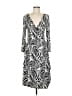 BCBGMAXAZRIA Animal Print Ivory Casual Dress Size M - photo 1
