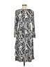 BCBGMAXAZRIA Animal Print Ivory Casual Dress Size M - photo 2