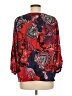 Peter Nygard 100% Polyester Red 3/4 Sleeve Blouse Size MedEstimated - photo 2