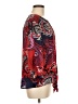 Peter Nygard 100% Polyester Red 3/4 Sleeve Blouse Size MedEstimated - photo 4