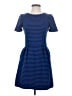 Madewell Stripes Blue Casual Dress Size 0 - photo 1