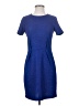 Collective Concepts Solid Blue Casual Dress Size S - photo 1