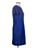 Collective Concepts Solid Blue Casual Dress Size S - photo 4