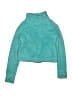 all in motion 100% Polyester Teal Turtleneck Sweater Size 7 - 8 - photo 1