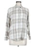 Gap Plaid Gray Long Sleeve Button-Down Shirt Size M - photo 1