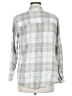 Gap Plaid Gray Long Sleeve Button-Down Shirt Size M - photo 2