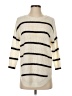 Dex Stripes Ivory Pullover Sweater Size XS - photo 1