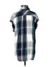 Rails Plaid Teal Short Sleeve Button-Down Shirt Size XS - photo 2