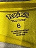 Pokemon 100% Polyester Yellow Sweatshirt Size 6 - photo 3