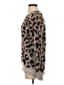 Liverpool Los Angeles Animal Print Brown Pullover Sweater Size XS - photo 5