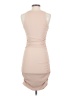 Unbranded Solid Tan Cocktail Dress Size S - photo 2