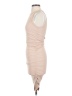 Unbranded Solid Tan Cocktail Dress Size S - photo 5