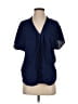 TOBI Blue Short Sleeve Blouse Size XS - photo 1