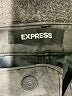 Express 100% Polyurethane Chevron-herringbone Gray Casual Pants Size 6 (petite) - photo 7