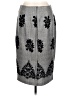 ECI Graphic Gray Black Formal Skirt Size 10 - photo 2