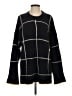 Elizabeth and James Plaid Black Pullover Sweater Size S - photo 1