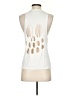E.Vil 100% Cotton White Sleeveless Top Size S - photo 2