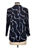 Charter Club Black 3/4 Sleeve Blouse Size L - photo 2